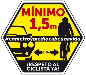 Respeto a los ciclistas